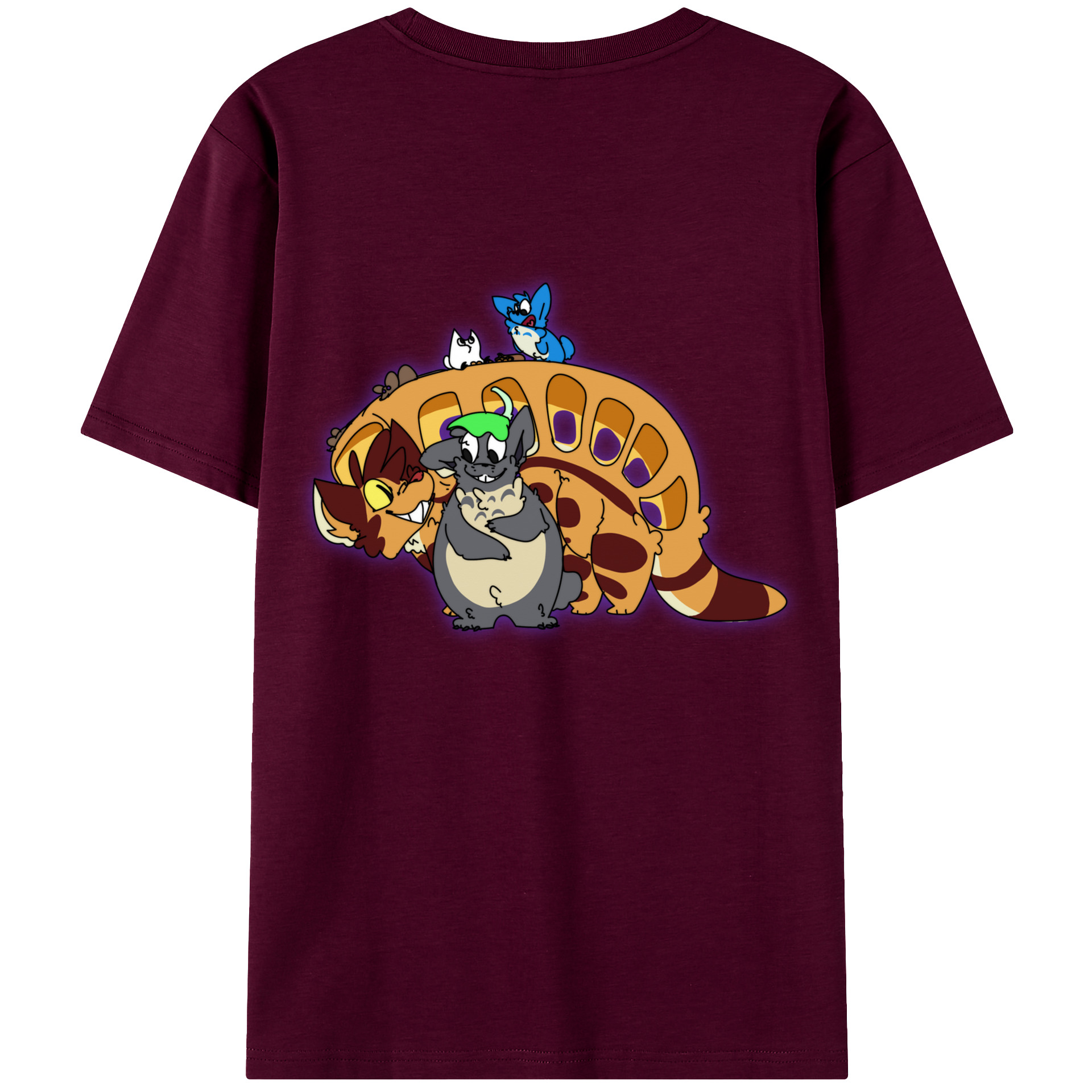 （画像用） となりのトトロ 草壁メイ 草壁サツキ My Neighbor Totoro Satsuki Kusakabe Mei Kusakabe レディース半袖Tシャツ(バックプリント)